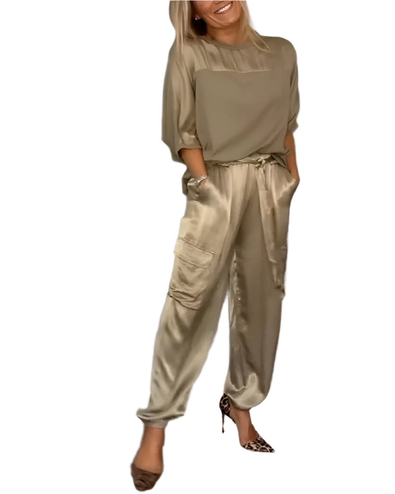Kvinders Elegant Sæt Moderne 100% Polyester-1