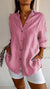 Dame Skjortebluse Elegant Plisseret Design Bæredygtige Materialer