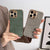 Læder telefontaske til Iphone