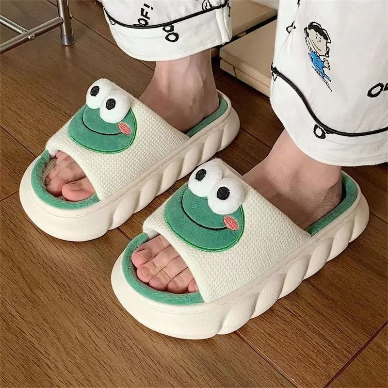 Tykke Frog Hjemmesko