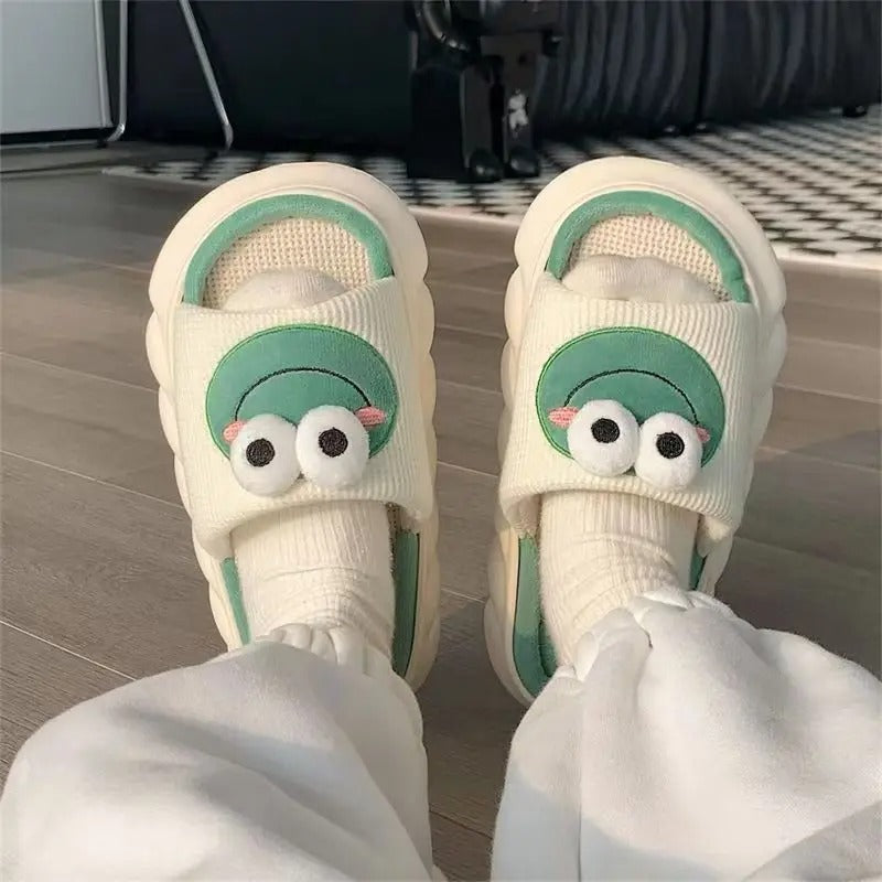Tykke Frog Hjemmesko