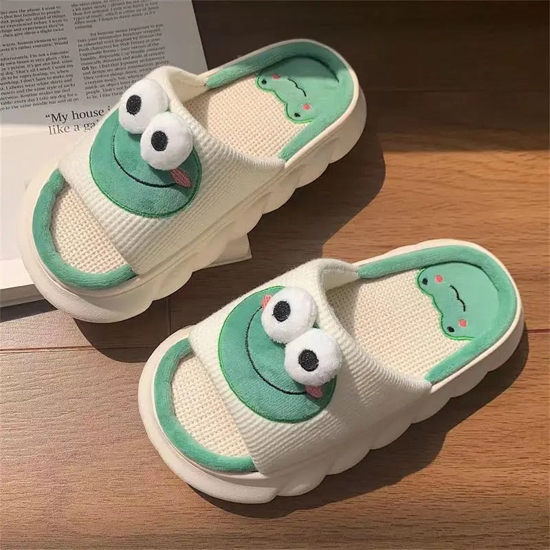 Tykke Frog Hjemmesko