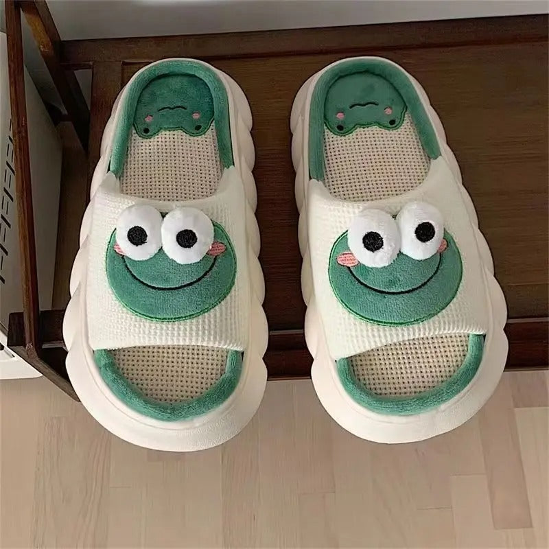 Tykke Frog Hjemmesko