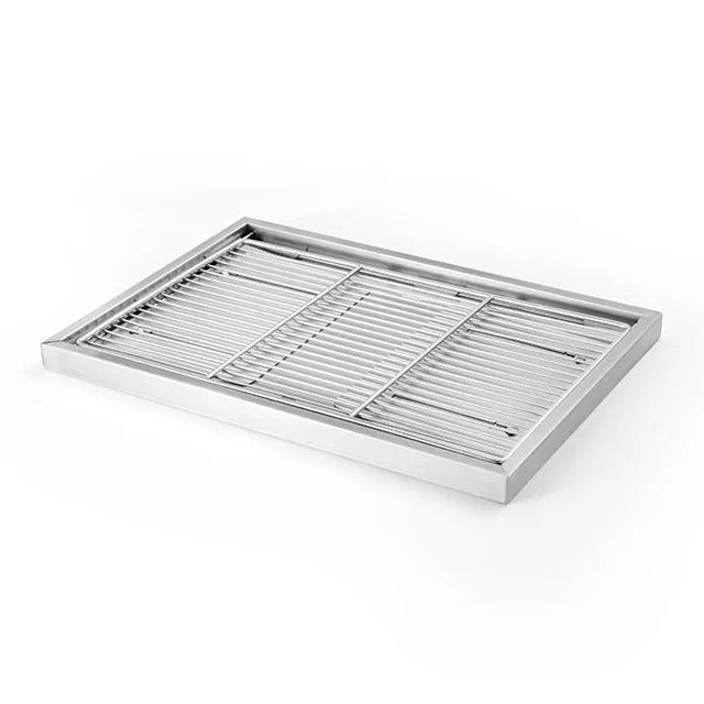 Bærbar grill i rustfrit stål