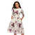 Dame Midi Kjole Elegant Design Polyester til Fest og Sommer-1