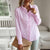 Kvinders Elegant Bluse Lange Ærmer 100% Bomuld-4