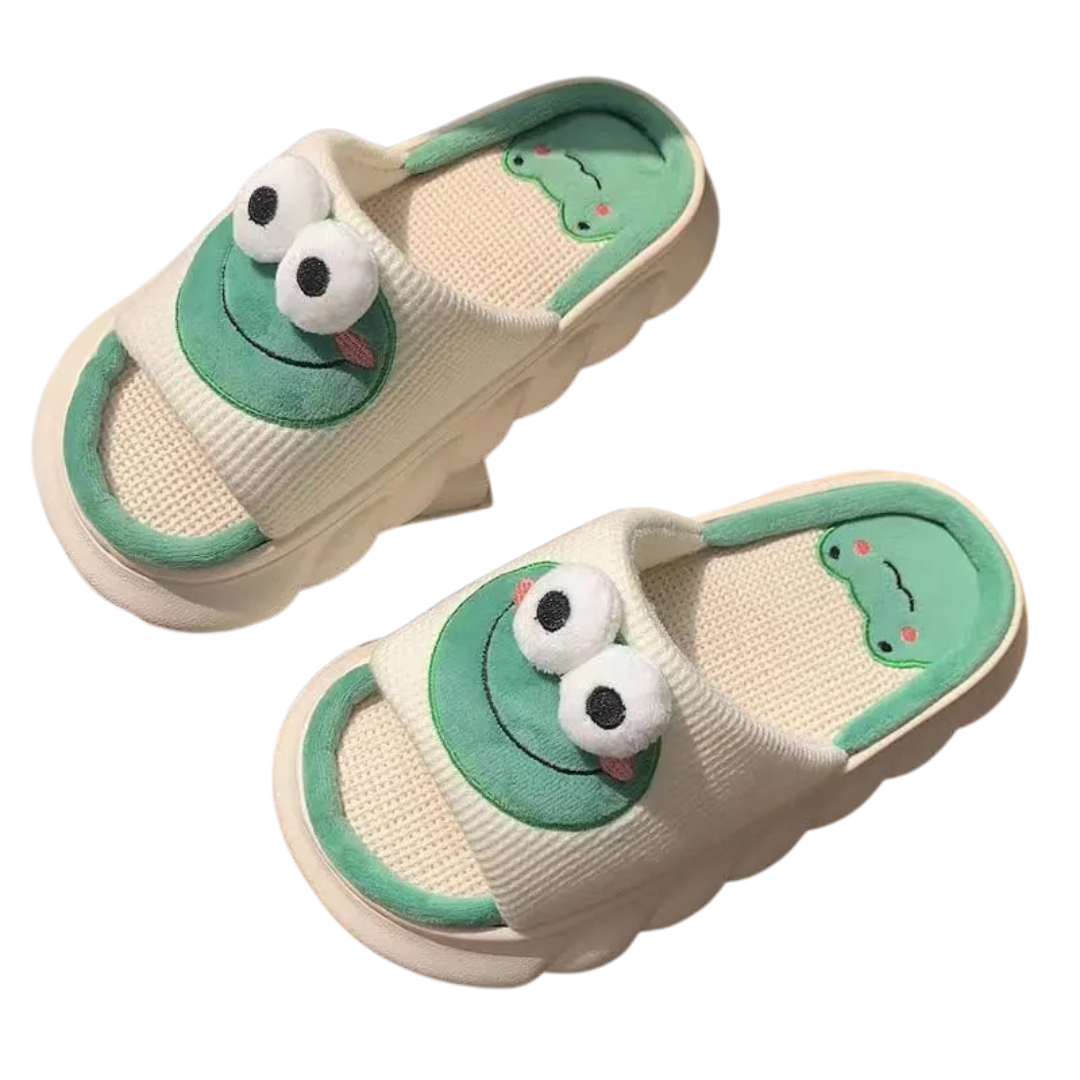 Tykke Frog Hjemmesko