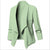 Oversized åben blazer til kvinder
