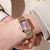 Kvinders Light Luxury Square Watch