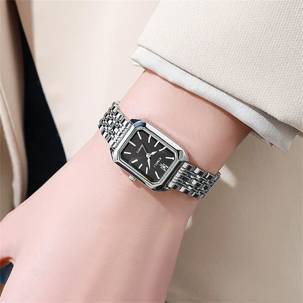 Kvinders Light Luxury Square Watch