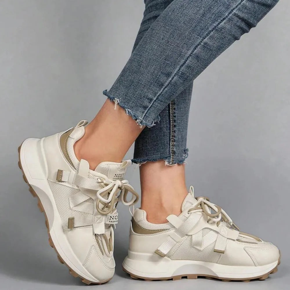 Colorblock-modesneakers til kvinder