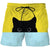 Shorts med 3D-mønster til mænd