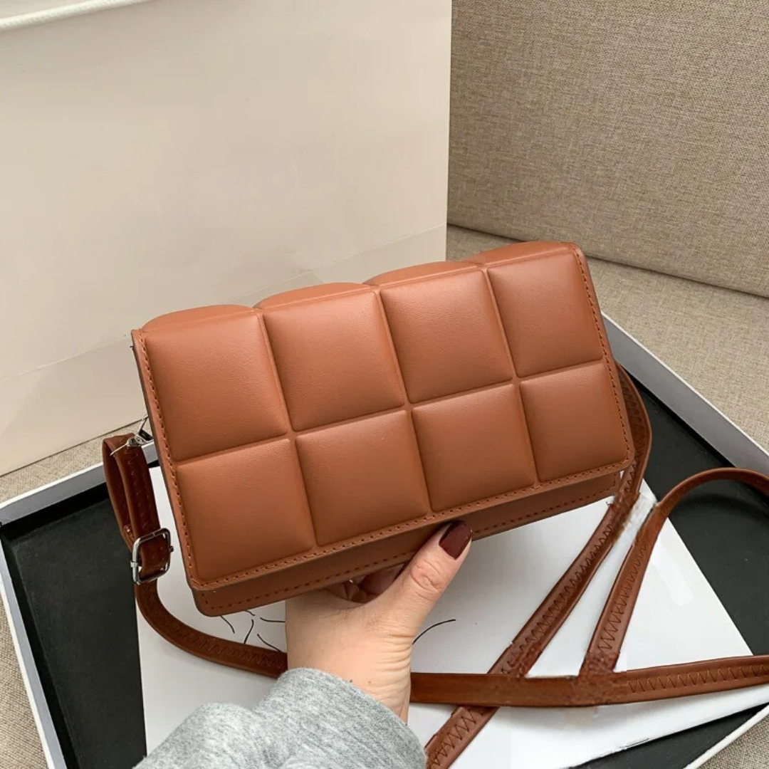 Lille crossbody-taske i læder til kvinder