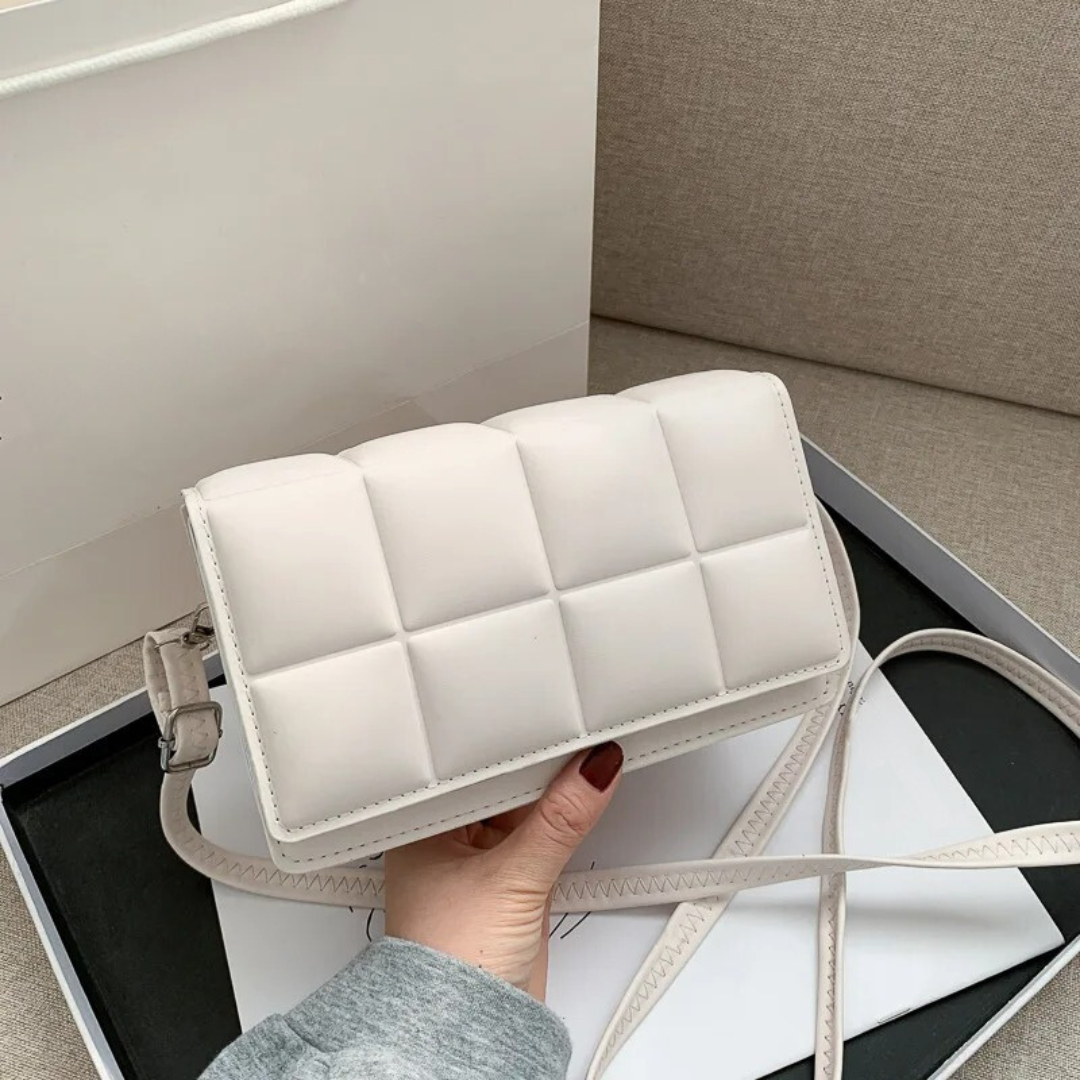 Lille crossbody-taske i læder til kvinder