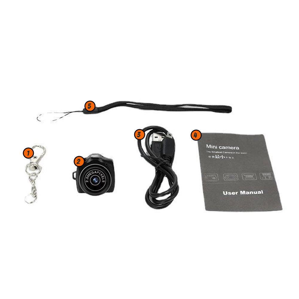 Børns Digitalkamera 1080HD MiniCam Grøn Silikone Stødabsorberende-4